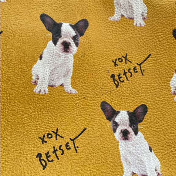 Betsey Johnson Dog Boston Terrier LARGE Wristlet/Purse - Picture 6 of 17